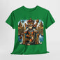 Royal Monkey King Graphic T-Shirt, Majestic Monkey Throne Tee, King of the Jungle Monkey T-Shirt