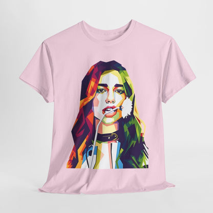 Rock the Look with Dua Lipa Graphic Tees, Elevate Your Style with Dua Lipa Photo T-Shirts, Bold and Beautiful: Dua Lipa T-Shirt Collection.