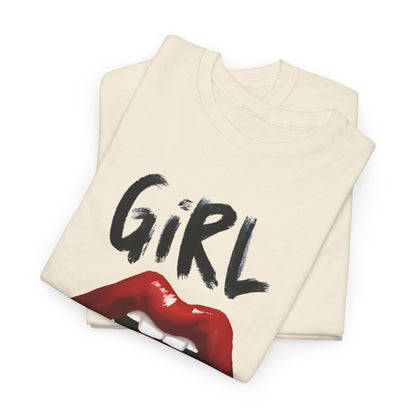 Girl Gang Lips Graphic T-Shirt,Fierce Girl Gang Tee,Bold Girl Gang Lip Print T-Shirt, Empowered Girl Gang Shirt, Sassy Girl Gang Graphic Tee