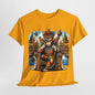 Royal Monkey King Graphic T-Shirt, Majestic Monkey Throne Tee, King of the Jungle Monkey T-Shirt