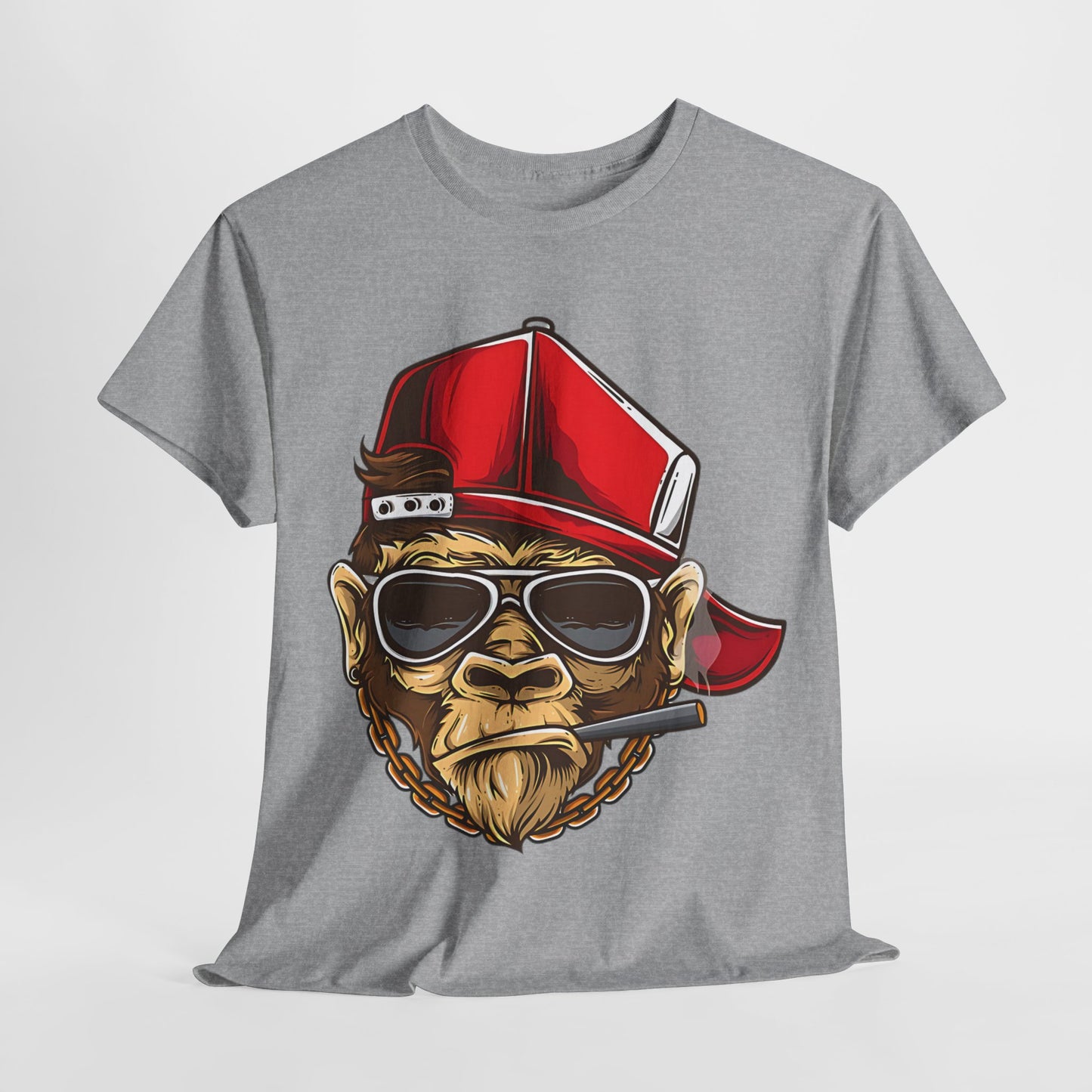 Hip Hop Ape Style T-Shirt, Cool Monkey Swag Graphic Tee, Funky Monkey Hipster Tee, Gangsta Monkey Chill Shirt, Urban Ape Swag Graphic Tee.