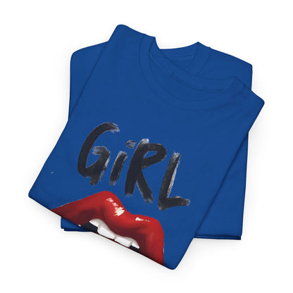 Girl Gang Lips Graphic T-Shirt,Fierce Girl Gang Tee,Bold Girl Gang Lip Print T-Shirt, Empowered Girl Gang Shirt, Sassy Girl Gang Graphic Tee