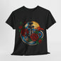 Anchored Roses T-Shirt,Love Never Drifts Anchor Rose Tee,Nautical Romance Anchor and Roses Tee,Blooming Through the Storm Anchor Rose.