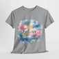 Believe Watercolor Inspiration Tee - Pastel Dream T-Shirt, Dreamy Watercolor 'Believe' T-Shirt - Inspirational Art Tee, Pastel Believe Shirt