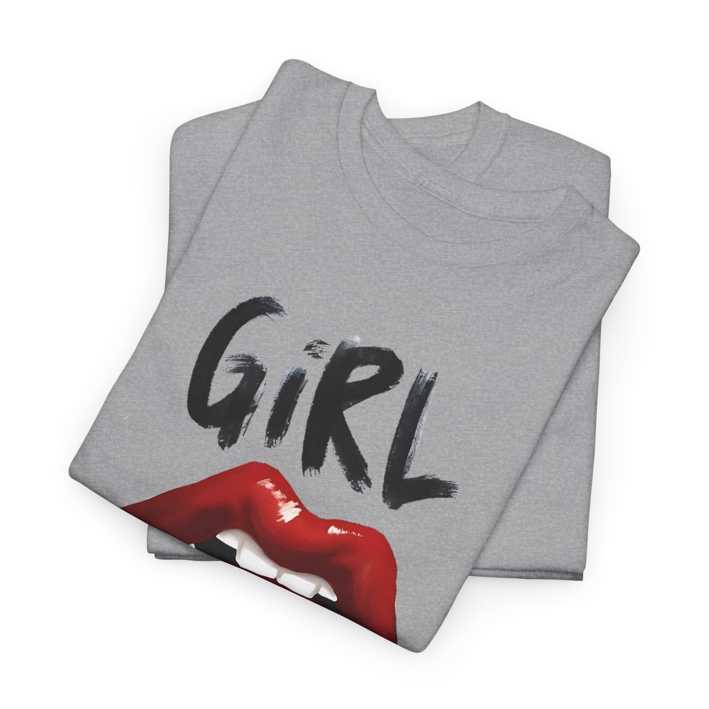 Girl Gang Lips Graphic T-Shirt,Fierce Girl Gang Tee,Bold Girl Gang Lip Print T-Shirt, Empowered Girl Gang Shirt, Sassy Girl Gang Graphic Tee