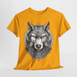 Galaxy Wolf: Howling at the Moon T-Shirt, Space Howler. Wolf in the Cosmos T-Shirt. Lone Wolf of the Stars Galactic Howl T-Shirt