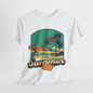 Beach Bliss: Palm Tree Hammock T-Shirt,Island Relaxation Hammock Chill T-Shirt,Swinging in Paradise Beach Hammock Tee.