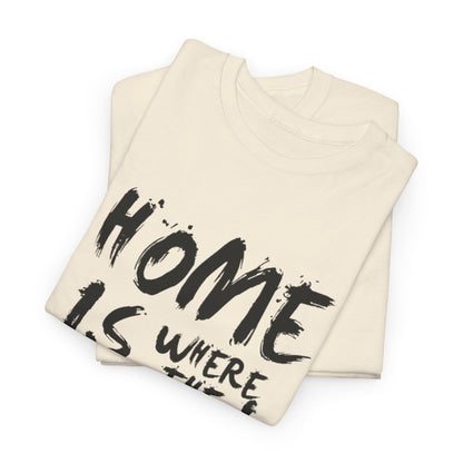 Artistic T-Shirt - Home Is Where the Art Is Design,Creative Graphic Tee,Unique Artist T-Shirt ,Expressive Art T-Shirt,Modern Art T-Shirt