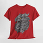 Epic Griffin Head T-Shirt - Intricate Metalwork Art, Steel Griffin Roar T-Shirt - Iconic Mythical Beast Design,