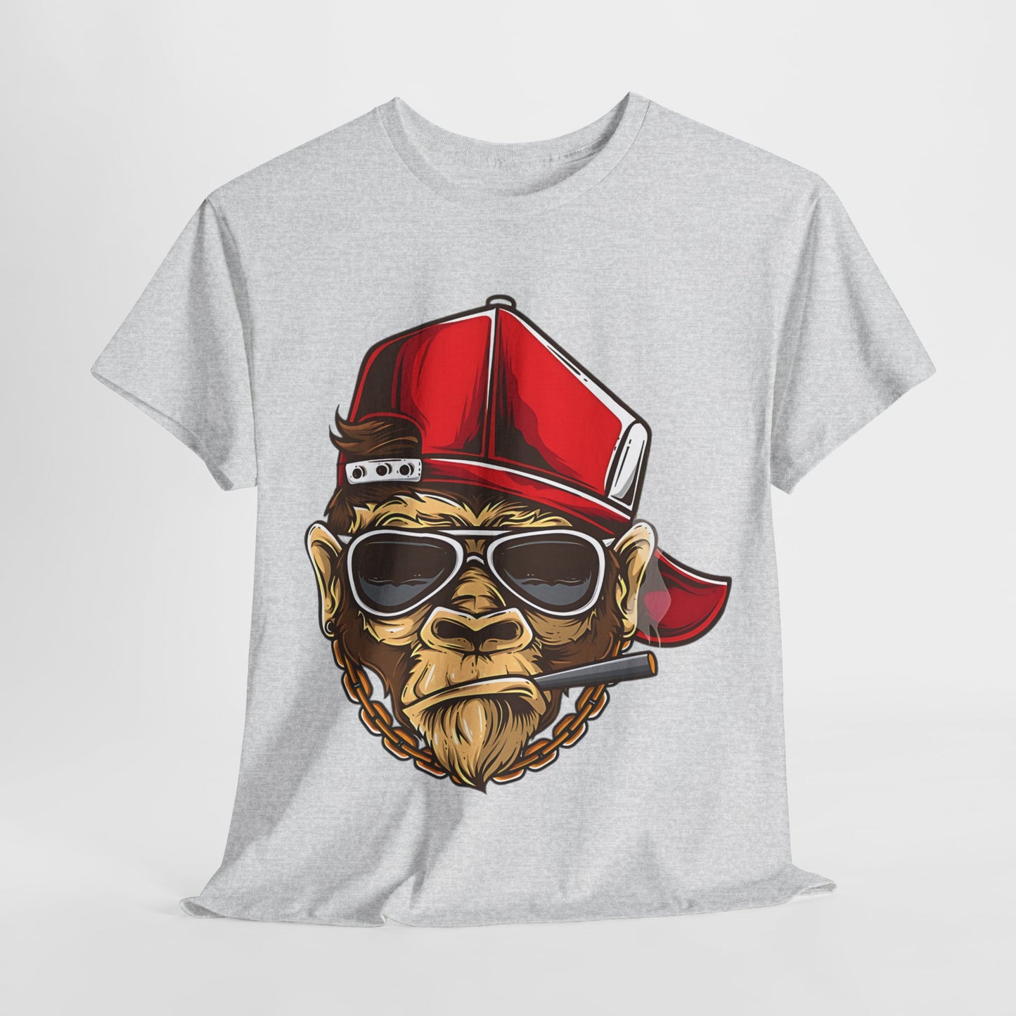 Hip Hop Ape Style T-Shirt, Cool Monkey Swag Graphic Tee, Funky Monkey Hipster Tee, Gangsta Monkey Chill Shirt, Urban Ape Swag Graphic Tee.