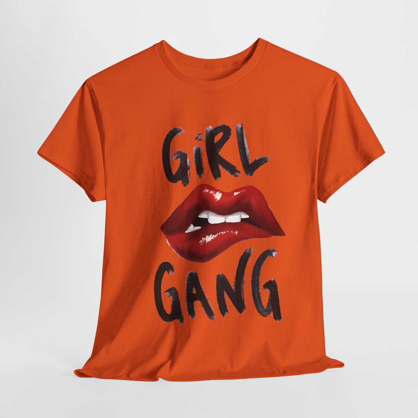 Girl Gang Lips Graphic T-Shirt,Fierce Girl Gang Tee,Bold Girl Gang Lip Print T-Shirt, Empowered Girl Gang Shirt, Sassy Girl Gang Graphic Tee