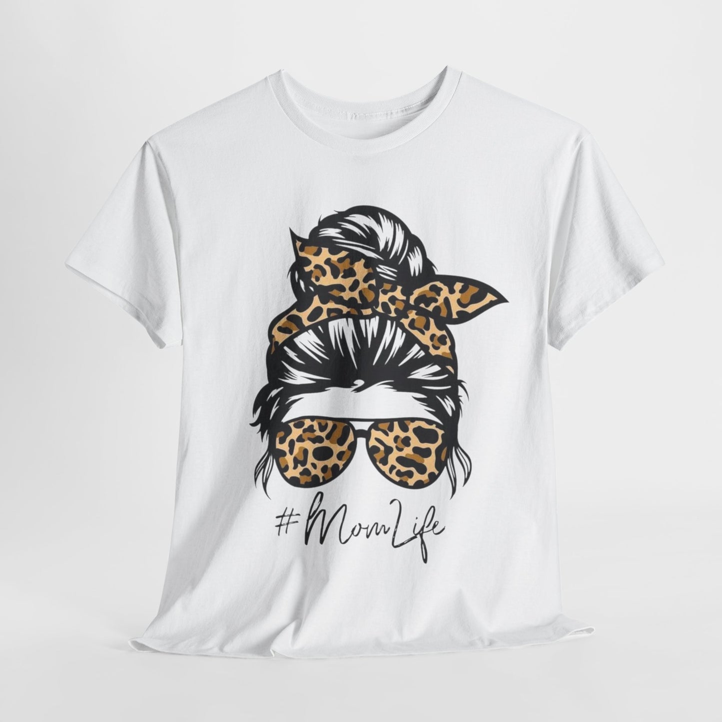 Rocking Mom Life, Sun's Out, Mom's Out. Sunglasses and Headband Tee, Glam Mom on the Go Leopard Print Mom Life Tee