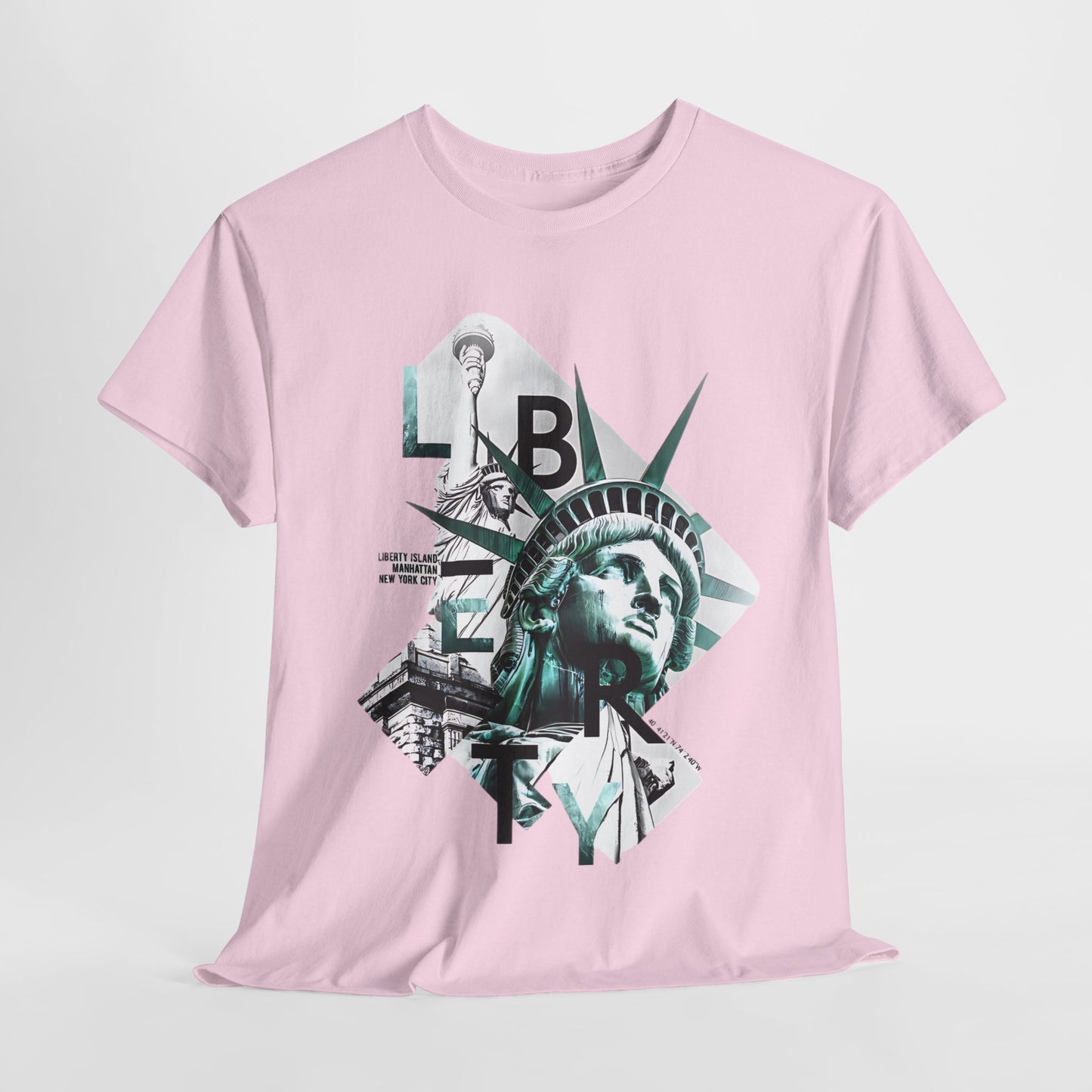 Statue of Liberty New York City T-Shirt, Liberty Island NYC Graphic Tee, New York Statue of Liberty Art Shirt.