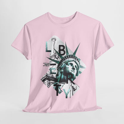 Statue of Liberty New York City T-Shirt, Liberty Island NYC Graphic Tee, New York Statue of Liberty Art Shirt.