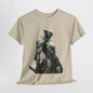 Futuristic Samurai Robot Tee, High-Tech Warrior Graphic T-Shirt, Cybernetic Samurai Hero Shirt, Sci-Fi Robot Samurai Tee.