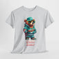 Hip Hop Hustle Bear T-Shirt, Cool Bear in Streetwear Graphic Tee, Urban Hustler Bear Swag T-Shirt, Stylish Bear with Attitude Tee.