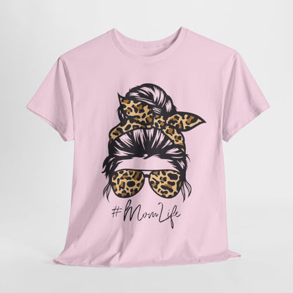 Rocking Mom Life, Sun's Out, Mom's Out. Sunglasses and Headband Tee, Glam Mom on the Go Leopard Print Mom Life Tee