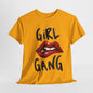 Girl Gang Lips Graphic T-Shirt,Fierce Girl Gang Tee,Bold Girl Gang Lip Print T-Shirt, Empowered Girl Gang Shirt, Sassy Girl Gang Graphic Tee