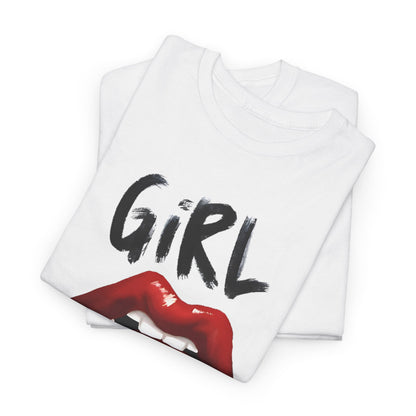 Girl Gang Lips Graphic T-Shirt,Fierce Girl Gang Tee,Bold Girl Gang Lip Print T-Shirt, Empowered Girl Gang Shirt, Sassy Girl Gang Graphic Tee