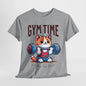 Gym Cat T-Shirt -Cute Workout Motivation Tee, Kawaii Gym Time T-Shirt - Adorable Fitness Cat Design, Workout Kitty Tee - Fun Gym Motivation.