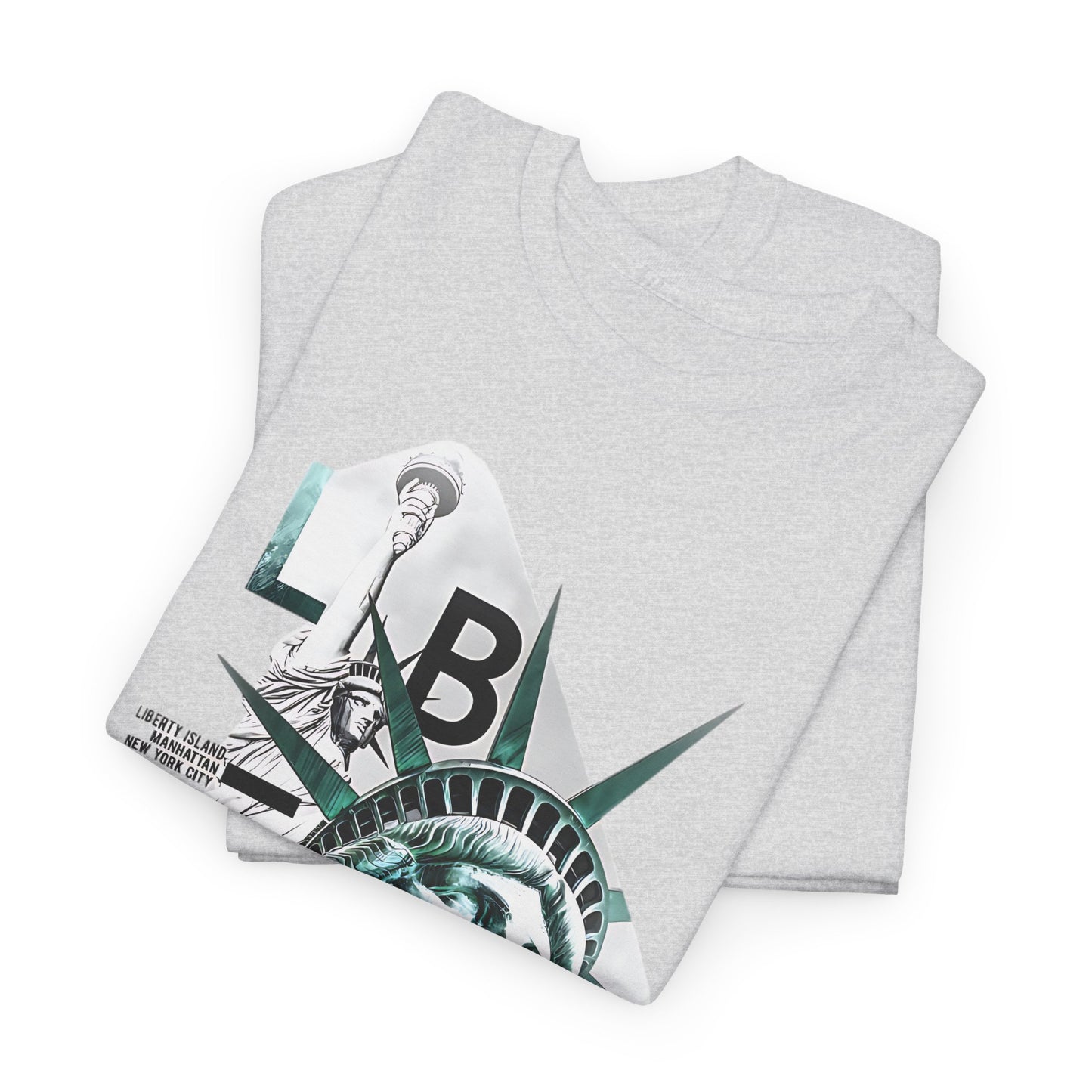 Statue of Liberty New York City T-Shirt, Liberty Island NYC Graphic Tee, New York Statue of Liberty Art Shirt.