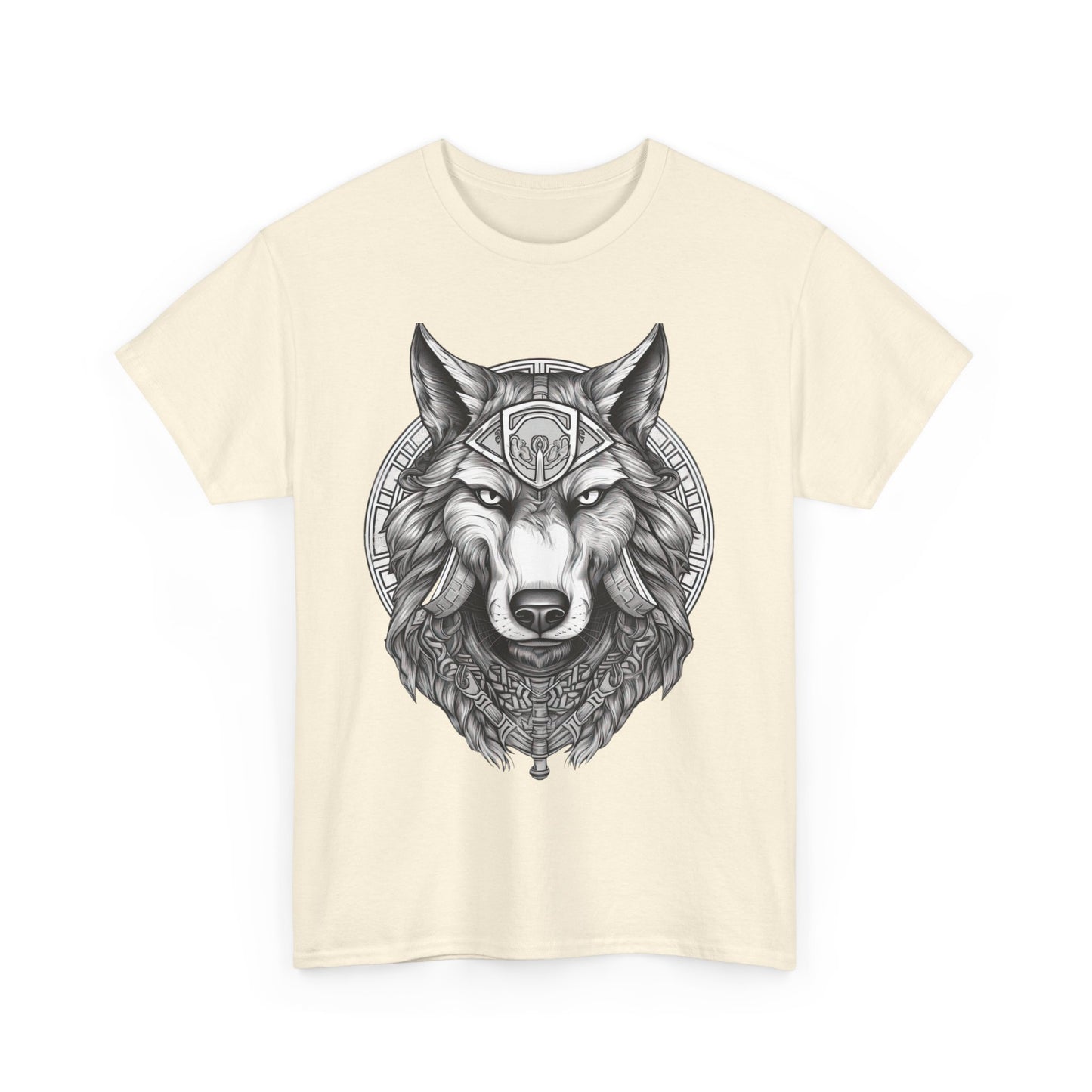 Galaxy Wolf: Howling at the Moon T-Shirt, Space Howler. Wolf in the Cosmos T-Shirt. Lone Wolf of the Stars Galactic Howl T-Shirt