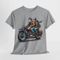 Ride Together: Couples Motorcycle Graphic Tee, Biker Duo. Man and Woman Motorcycle T-Shirt, Adventure Awaits. Couples Motorcycle Photo Tee