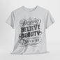 Inspire Your Destiny: Elegant Dreamer T-Shirt Believe in Dreams Motivational Pink Tee Dream Big Stylish Destiny Quote Shirt.