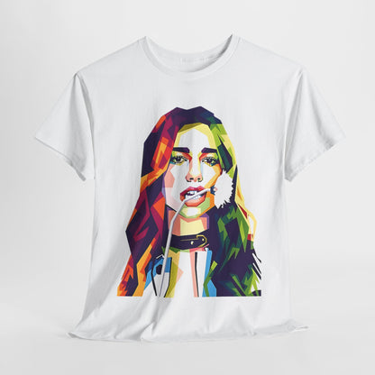 Rock the Look with Dua Lipa Graphic Tees, Elevate Your Style with Dua Lipa Photo T-Shirts, Bold and Beautiful: Dua Lipa T-Shirt Collection.