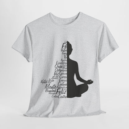 Inner Peace in Every Word T-shirt ,Balance Your Energy tee, Find Your Happy Center T-shirt , Gift t-shirt