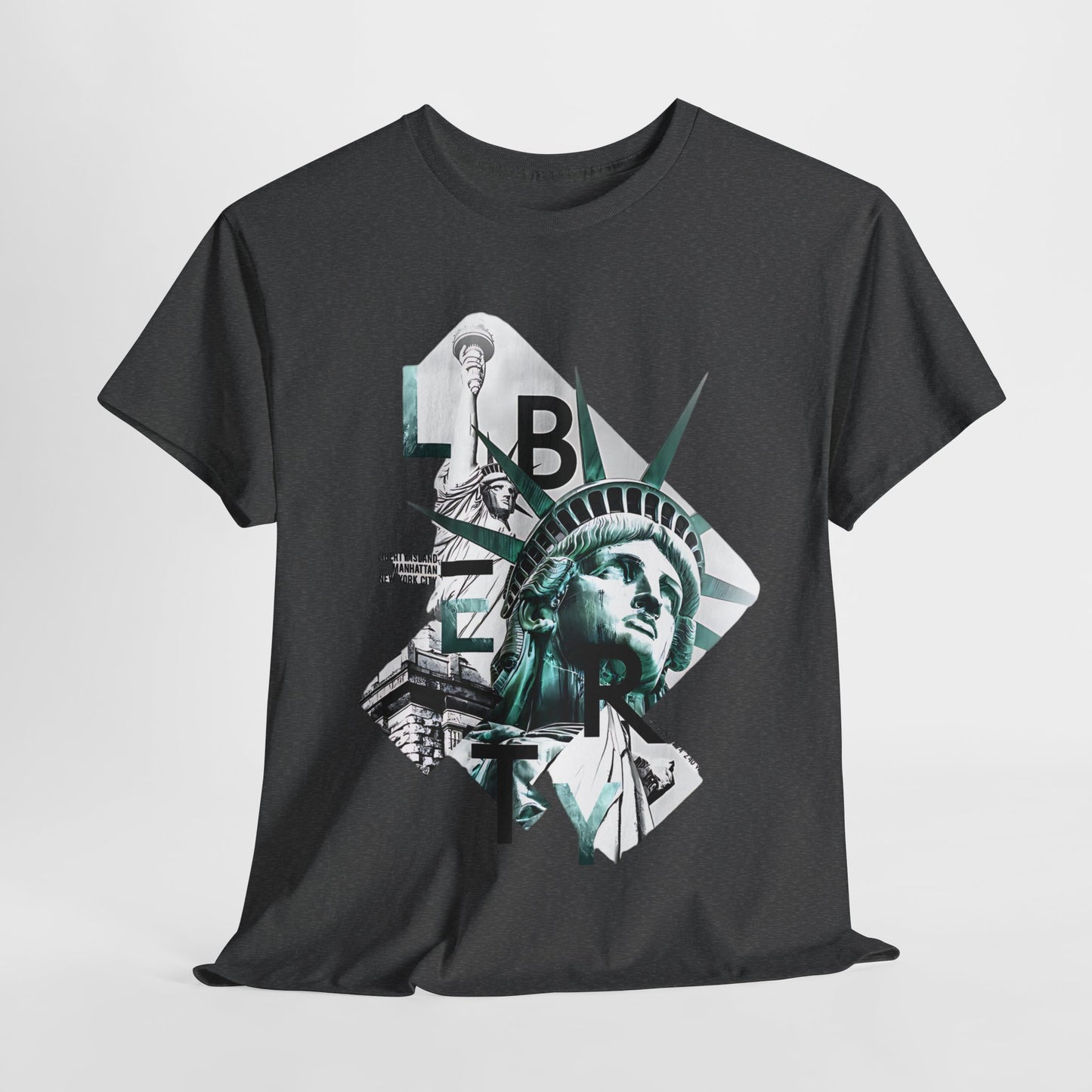 Statue of Liberty New York City T-Shirt, Liberty Island NYC Graphic Tee, New York Statue of Liberty Art Shirt.