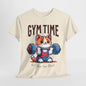 Gym Cat T-Shirt -Cute Workout Motivation Tee, Kawaii Gym Time T-Shirt - Adorable Fitness Cat Design, Workout Kitty Tee - Fun Gym Motivation.