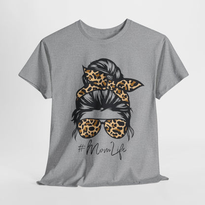 Rocking Mom Life, Sun's Out, Mom's Out. Sunglasses and Headband Tee, Glam Mom on the Go Leopard Print Mom Life Tee