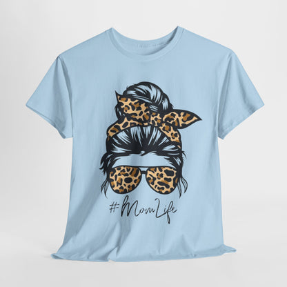 Rocking Mom Life, Sun's Out, Mom's Out. Sunglasses and Headband Tee, Glam Mom on the Go Leopard Print Mom Life Tee