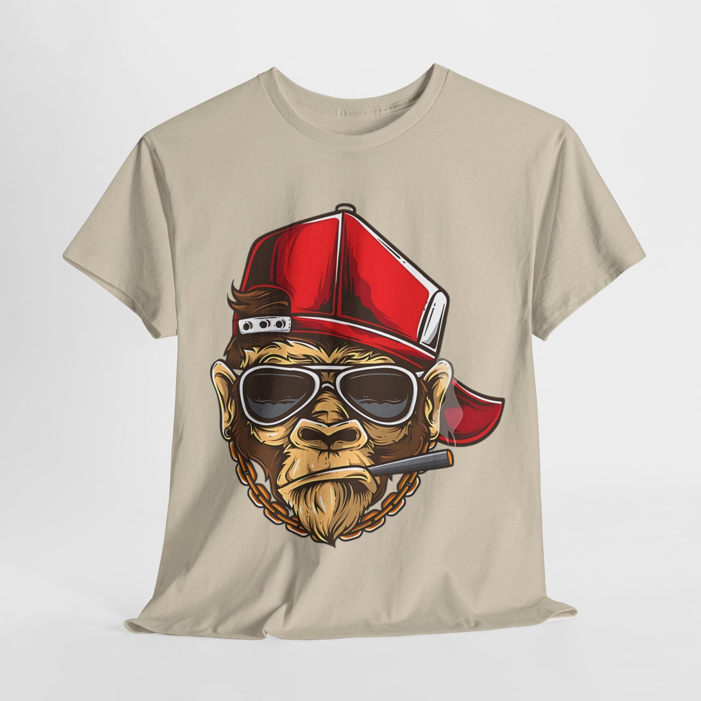 Hip Hop Ape Style T-Shirt, Cool Monkey Swag Graphic Tee, Funky Monkey Hipster Tee, Gangsta Monkey Chill Shirt, Urban Ape Swag Graphic Tee.