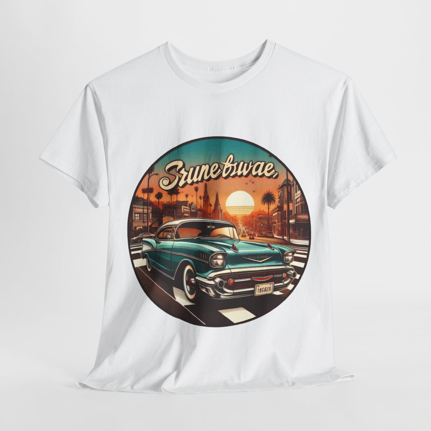 Vintage Car Classic T-Shirt,Black Canvas Classic Car Tee,Cruise in a Classic T-Shirt , Motor City Muscle Vintage Car Tee.