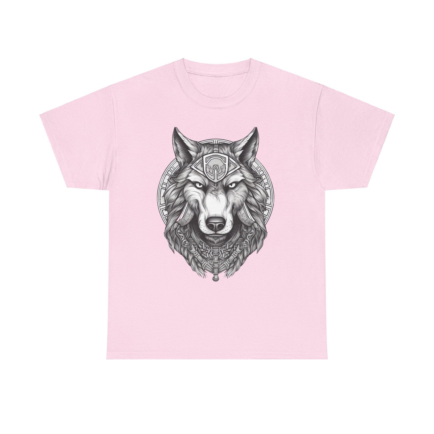 Galaxy Wolf: Howling at the Moon T-Shirt, Space Howler. Wolf in the Cosmos T-Shirt. Lone Wolf of the Stars Galactic Howl T-Shirt