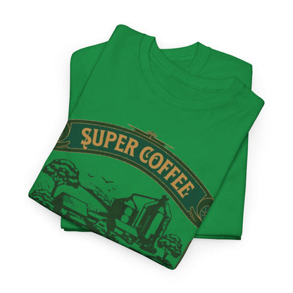 Super Coffee Farm Tee - Best Quality Natural Products, Vintage Coffee Farm - Super Coffee Beans Village, Organic Coffee Farm T-Shirt.