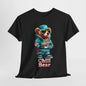 Hip Hop Hustle Bear T-Shirt, Cool Bear in Streetwear Graphic Tee, Urban Hustler Bear Swag T-Shirt, Stylish Bear with Attitude Tee.