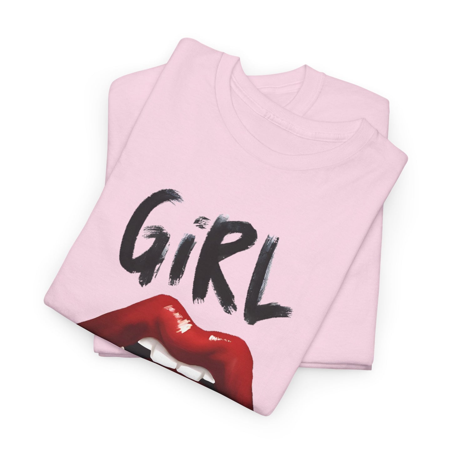 Girl Gang Lips Graphic T-Shirt,Fierce Girl Gang Tee,Bold Girl Gang Lip Print T-Shirt, Empowered Girl Gang Shirt, Sassy Girl Gang Graphic Tee