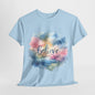 Believe Watercolor Inspiration Tee - Pastel Dream T-Shirt, Dreamy Watercolor 'Believe' T-Shirt - Inspirational Art Tee, Pastel Believe Shirt