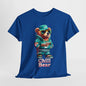 Hip Hop Hustle Bear T-Shirt, Cool Bear in Streetwear Graphic Tee, Urban Hustler Bear Swag T-Shirt, Stylish Bear with Attitude Tee.