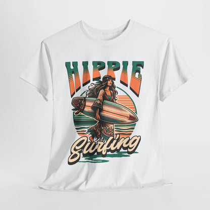 Catch a Wave, Ride the Vibe: Hippie Surfer Girl Tee, Peace, Love and Tubes Hippie Surfer Girl Crush California Dreamin Hippie Surfer Girl Vibes Tee