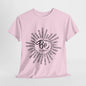 Be positive ,Empowerment Words Sunburst T-Shirt"Inspirational 'Be' Affirmations Tee"Positive Vibes Word Cloud T-Shirt