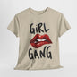 Girl Gang Lips Graphic T-Shirt,Fierce Girl Gang Tee,Bold Girl Gang Lip Print T-Shirt, Empowered Girl Gang Shirt, Sassy Girl Gang Graphic Tee