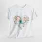 Spread Peace and Love: Heartfelt Graphic Tee, Embrace Peace and Love Uplifting T-Shirt,Peace and Love Advocate Heartfelt Graphic Shirt