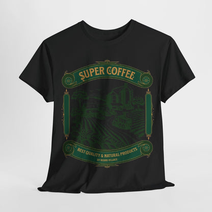 Super Coffee Farm Tee - Best Quality Natural Products, Vintage Coffee Farm - Super Coffee Beans Village, Organic Coffee Farm T-Shirt.