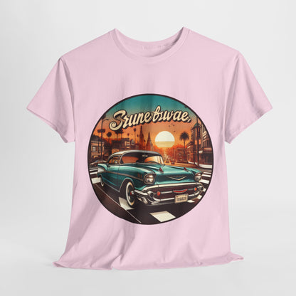 Vintage Car Classic T-Shirt,Black Canvas Classic Car Tee,Cruise in a Classic T-Shirt , Motor City Muscle Vintage Car Tee.