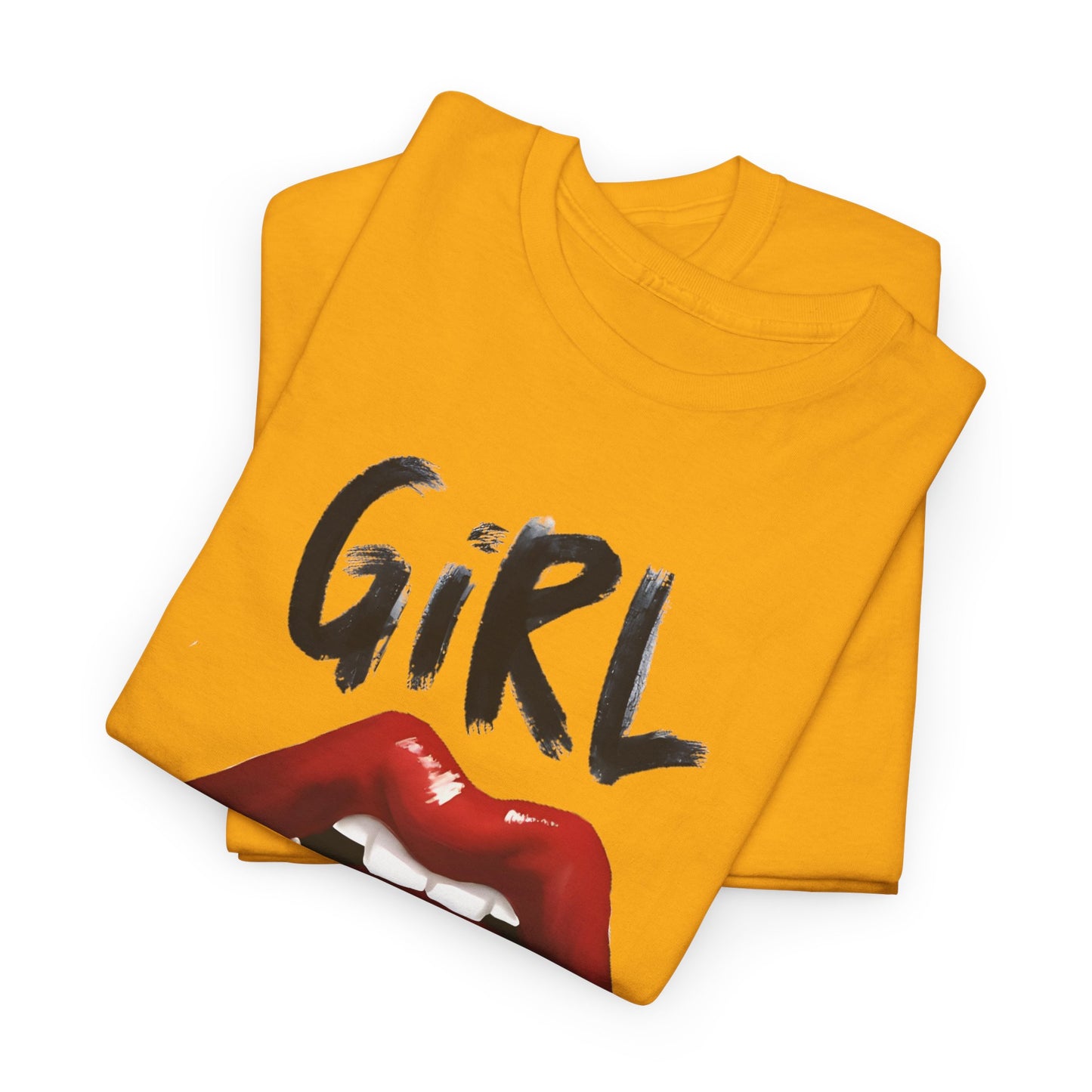 Girl Gang Lips Graphic T-Shirt,Fierce Girl Gang Tee,Bold Girl Gang Lip Print T-Shirt, Empowered Girl Gang Shirt, Sassy Girl Gang Graphic Tee