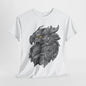 Epic Griffin Head T-Shirt - Intricate Metalwork Art, Steel Griffin Roar T-Shirt - Iconic Mythical Beast Design,